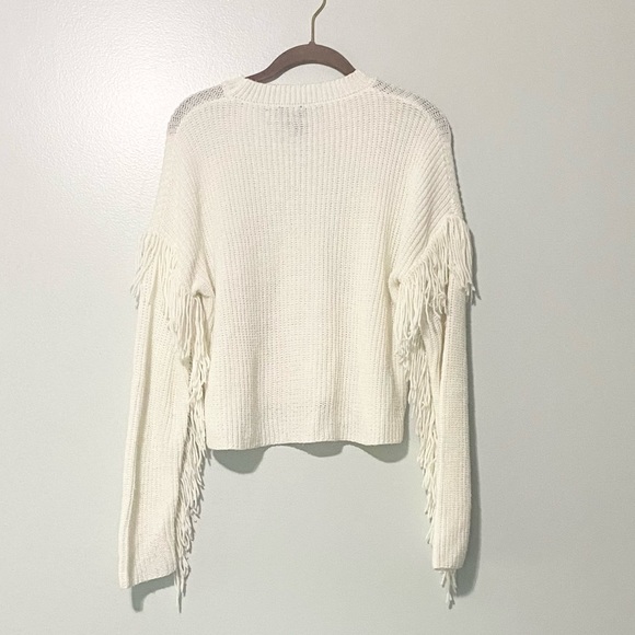 Free For All Gypsy Fridge Knitted High Low Sweater Long Sleeves Size Small - Picture 2 of 9